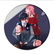 Load image into Gallery viewer, 1pcs Anime DARLING in the FRANXX Cosplay Badge Cartoon Zero Two Pretty Brooch Pins Collection bags Badges for Backpacks