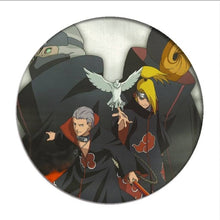 Load image into Gallery viewer, 1pcs Naruto Cosplay Badge Uchiha Sasuke Itachi Brooch Pin Hatake Kakash Cute Collection Badge for Backpack Clothes