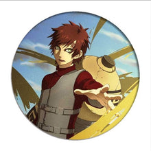 Load image into Gallery viewer, 1pcs Naruto Cosplay Badge Uchiha Sasuke Itachi Brooch Pin Hatake Kakash Cute Collection Badge for Backpack Clothes