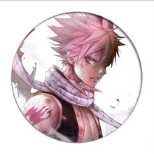 Load image into Gallery viewer, 1pcs Anime Fairy Tail Cosplay Badge Cartoon Natsu Lucy Brooch Pins Collection bags Badges for Backpacks Clothes Decoration