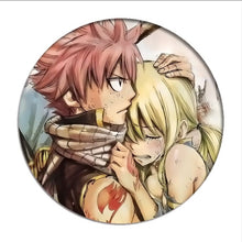 Load image into Gallery viewer, 1pcs Anime Fairy Tail Cosplay Badge Cartoon Natsu Lucy Brooch Pins Collection bags Badges for Backpacks Clothes Decoration