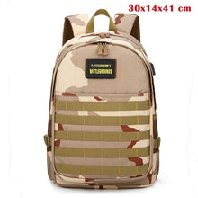 Load image into Gallery viewer, Backpack Game Playerunknown's Battlegrounds PUBG Cosplay Level 3 Instructor Backpack Outdoor Multi-functional Large Capacity